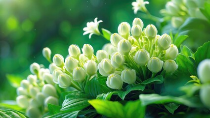 Beautiful apple tree buds, selective focus, partial blur, spring background.