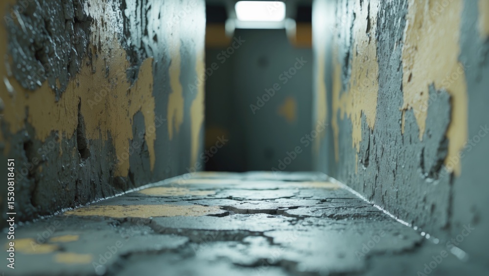 Poster background studio scene featuring rough plasterbrick texture with ultra-high resolution image for pr