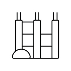 Construction Site Vector icon