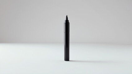 Black felt tip marker isolated on a white background.