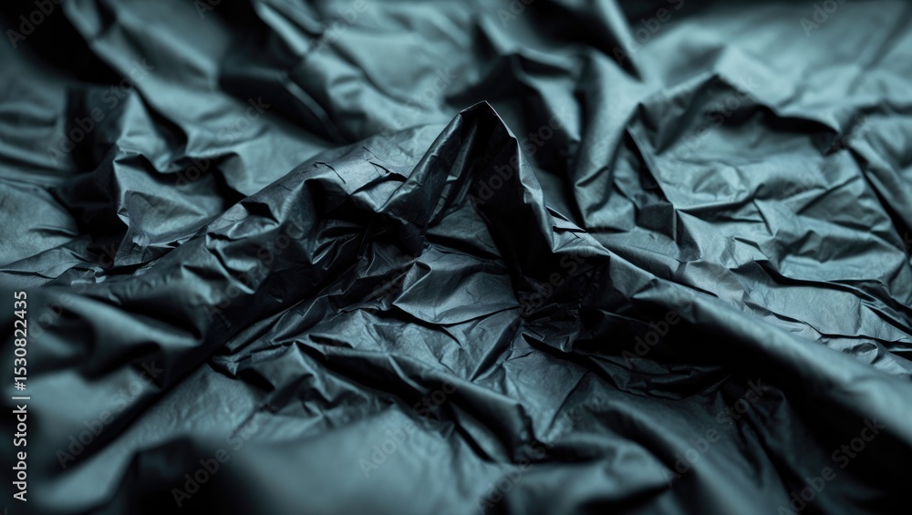 Poster close-up of black paper texture with detailed surface patterns.