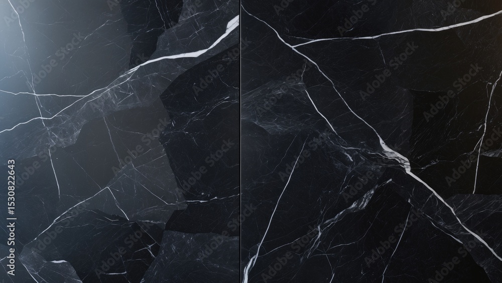 Poster black marble texture pattern or abstract black background with intricate details and visual appeal.