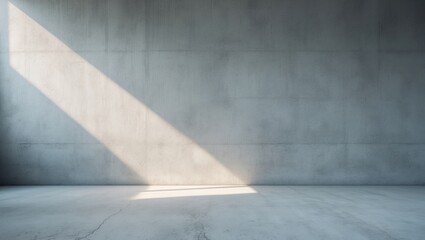 Concrete rough wall texture background with grey cement, inside an empty room for editing text on the free space backdrop.
