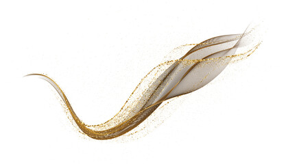 Naklejka premium Abstract shiny color gold wave design element. Merry Christmas and Happy New Year Background. BG for invitation and greeting card