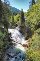 Wasserfall in Bad Gastein in Österreich