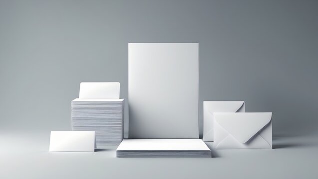 Corporate Identity Mockup for displaying your design.