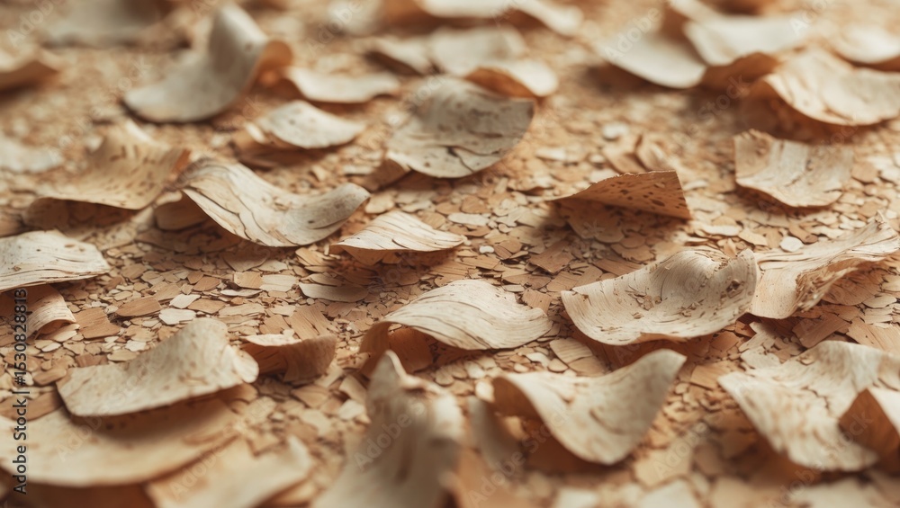 Poster close-up macro of cork showing detailed texture.