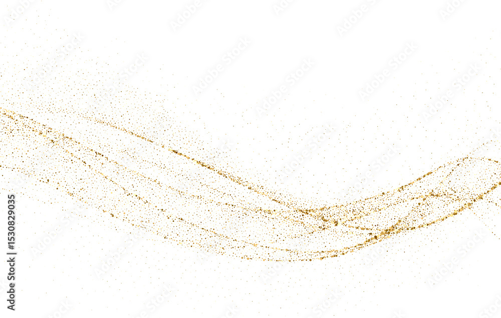 Poster Abstract shiny color gold wave design element. Merry Christmas and Happy New Year Background. BG for invitation and greeting card