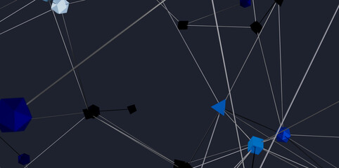 Modern abstract network design. Ideal for technology, connection, and communication concepts.