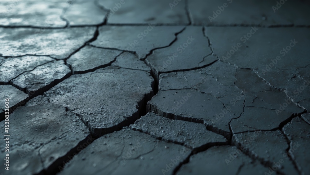 Poster crack concrete floor abstract background surface texture with intricate patterns and roughness.