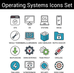 Operating Systems Icons set