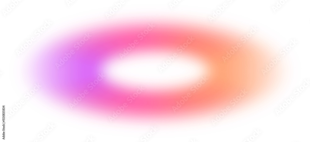 Poster abstract color gradient shape. pink purple orange blurred design element