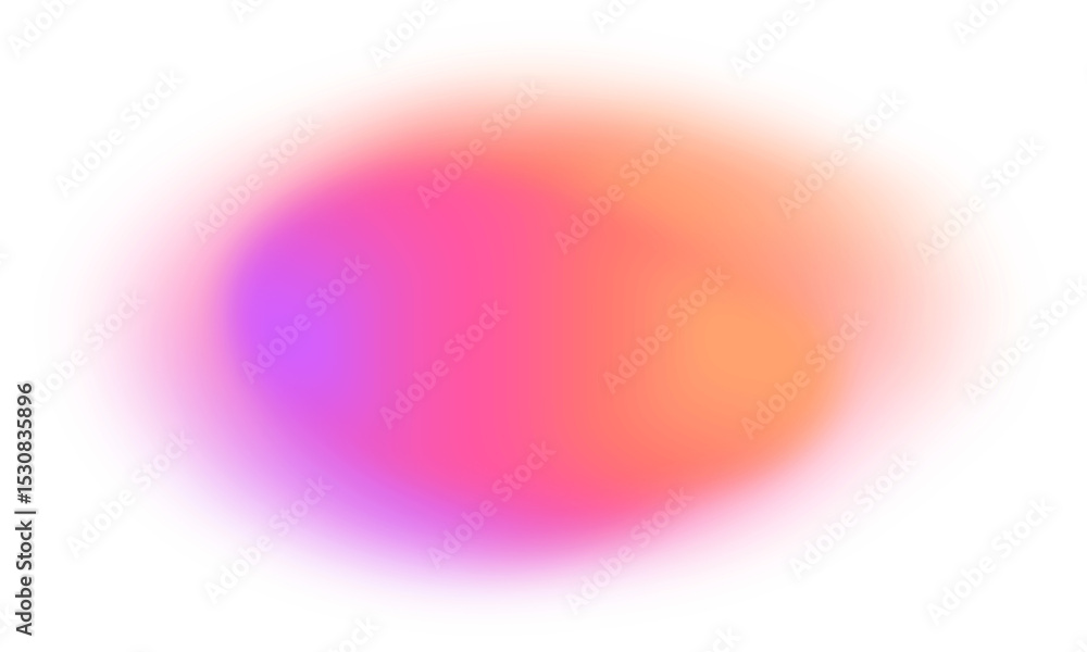 Poster abstract color gradient shape. pink purple orange blurred design element