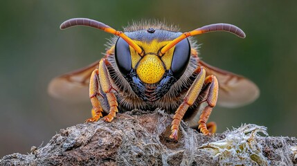 Exploring the Intricate World of Wasps: A Macro Perspective on Nature's Remarkable Creatures