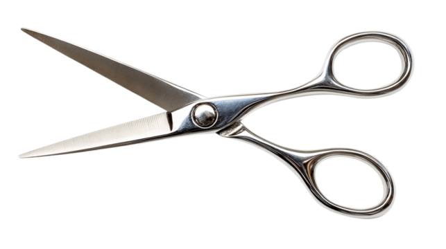 A pair of scissors, white background --ar 16:9