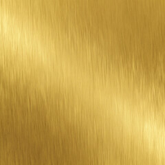 Fototapeta premium Shiny Brushed Gold Metal Texture Background with Reflective Finish