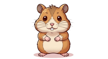 Isolated Cute Hamster
