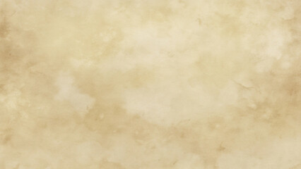 Vintage Aged Parchment Texture in Warm Beige for Background or Design