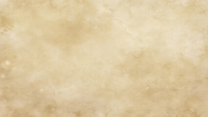 Obraz premium Vintage Aged Parchment Texture in Warm Beige for Background or Design