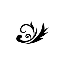 Obraz premium floral ornament icon