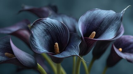 Elegant calla lilies in moody lighting for floral design and decor inspiration