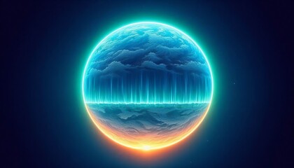 An extremely rare of the green flash even shorter and fainter wh