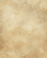 Obraz premium Vintage Beige Watercolor Texture Background with Cloudy Stains