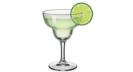 Isolated Margarita Cocktail
