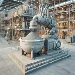 Geopolymer Mixer Industrial agitator for low carbon cement alter