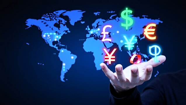 Global Finance A Visual Representation of International Currency Exchange