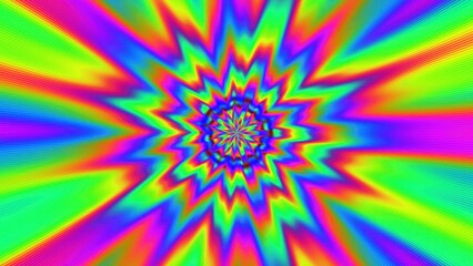 Abstract rainbow waves background