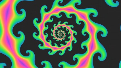 abstract  colorful spiral background