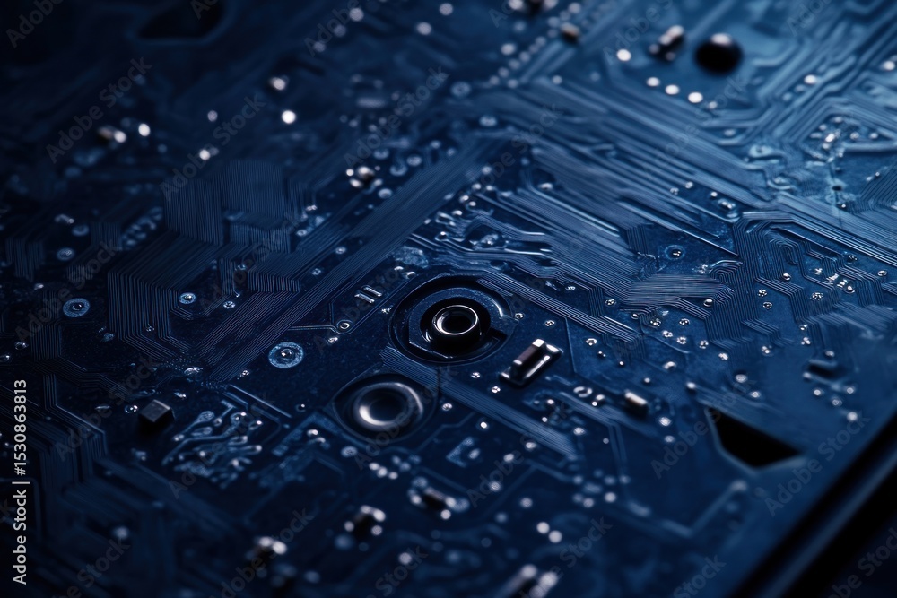 Poster intricate circuit board details: a deep dive into technology's core