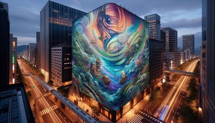 Mural Projection Mapper Warps digital art onto irregular buildin