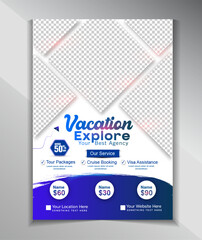 Obraz premium Travel Agency Corporate Flyer Design