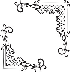 Beautiful flower art and mandala vector design