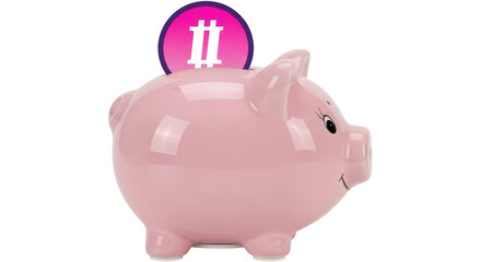 Isolated Piggy Bank