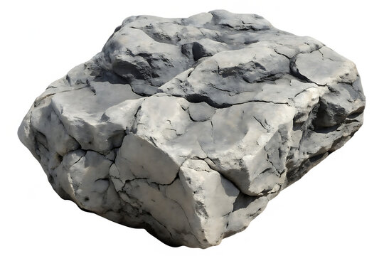 recommend clip art:   heavy realistic rock stone isolated on white background PNG