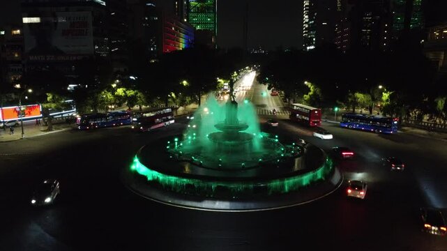 Iluminacion monumentos Ciudad de M&eacute;xico por la Copa del mundo de la FIFA 2026