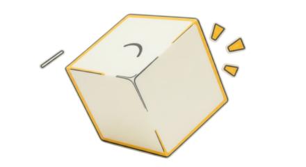 Isolated Dice Cartoon