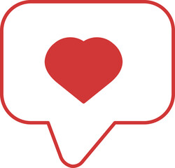 Heart Like Button  In Fill Icon
