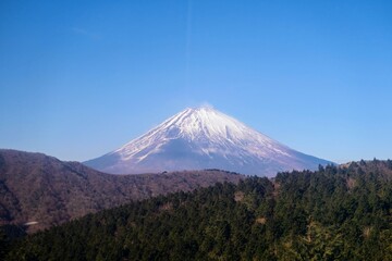 Fototapeta premium View of&nbsp;fuji mountain from hakone ropeway, Hakone, Kanagawa Prefecture, Japan.