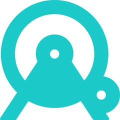 Bike Trainer In Fill Icon
