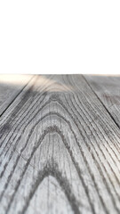 Wooden background isolated in white background