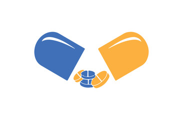 Health Care Icon Logo Design – Professional SVG Art File for Medical, Wellness, Hospital, Clinic, Insurance, and Digital Healthcare Branding Use