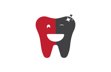 Tooth, Teeth health-care icon, Black tooth icon with white cross bandage for dental care, Dental Family Care Icon, Clean tooth icon vector illustration for dental hygiene and healthcare concepts