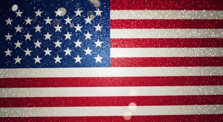 Fototapeta premium American Flag Symbol of Freedom and Patriotism