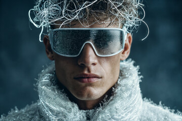 Exploration of transhumanism through futuristic fashion design