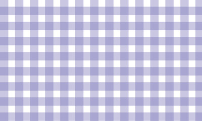 Classic lavender and white checkered gingham pattern with a clean, symmetrical layout. Ideal for fabric designs, backgrounds, digital projects, crafts, and seasonal themes like spring or Easter.