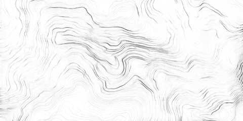 Fototapeta premium Black and white lines seamless Topographic map patterns, topography line map. Vintage outdoors style. The stylized height of the topographic map contour in lines and contours isolated on transparent.